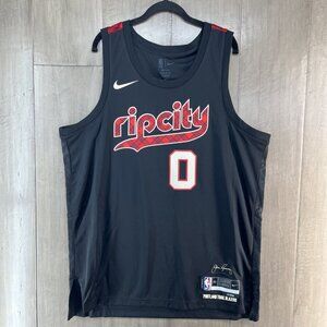 Nike Portland Trailblazers Damian Lillard City Edition Jersey Mens XL DX8517-010